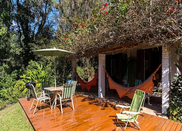 Deck varanda e churrasqueira